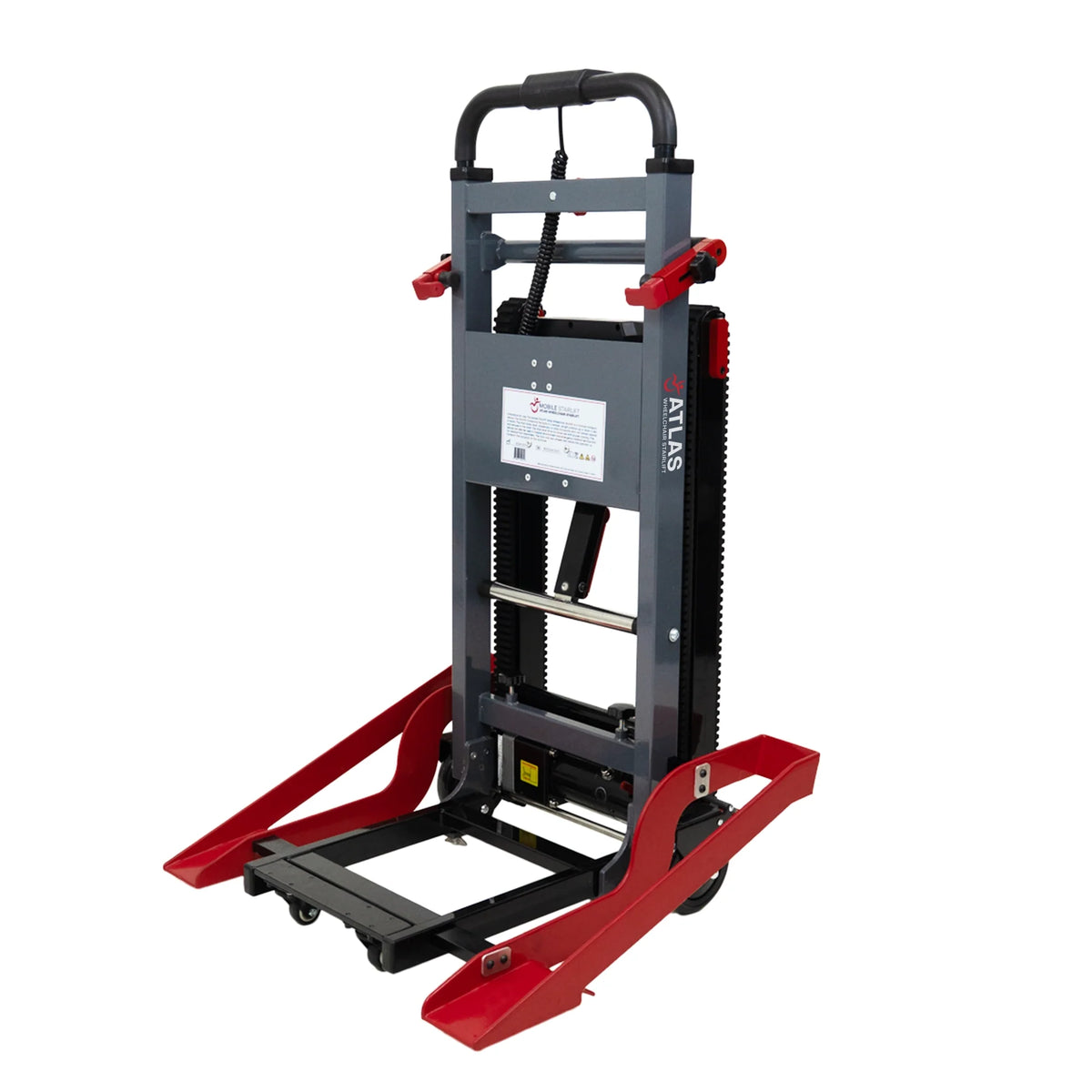 Mobile Stairlift Atlas Portable Wheelchair Stairlift – Battery Powered Stair Chair for Standard & Reclining Wheelchairs
