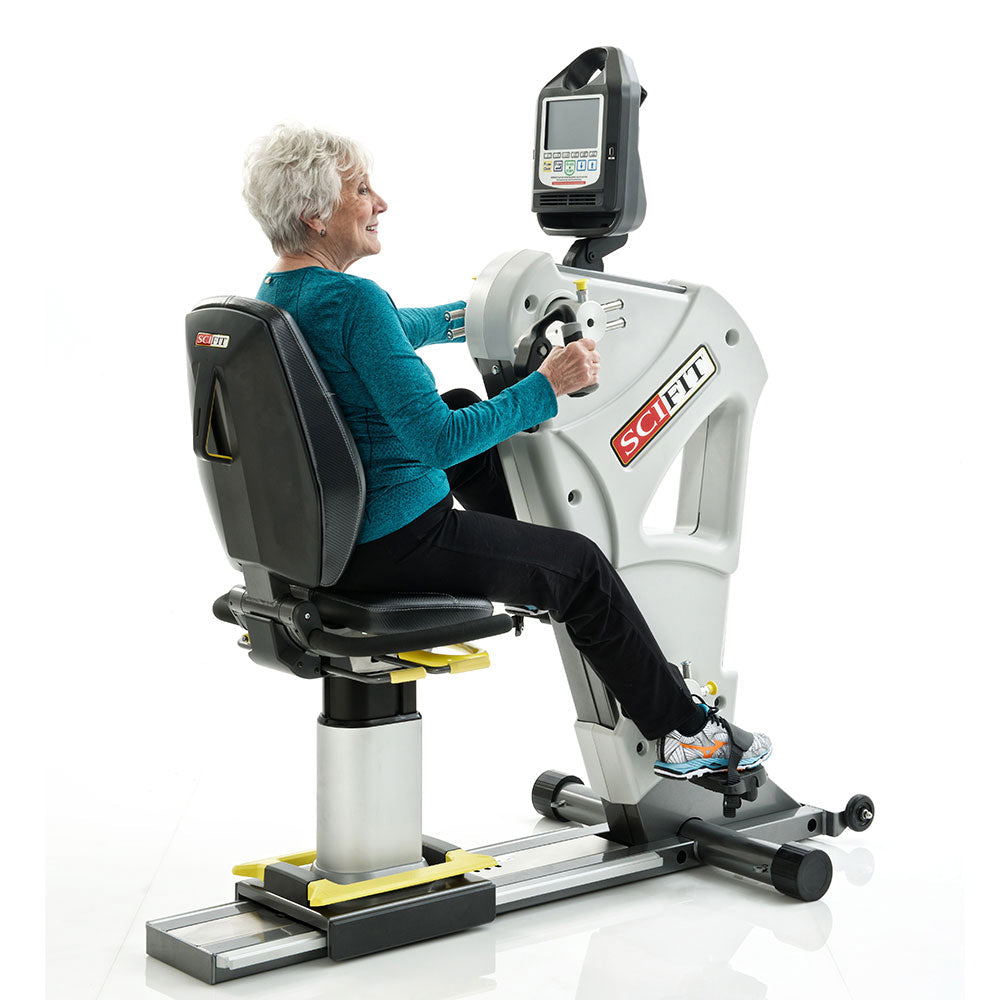 SciFit IF PRO2 Total Body Exerciser, Low Boots, Wheelchair Ramp, Premium Seat