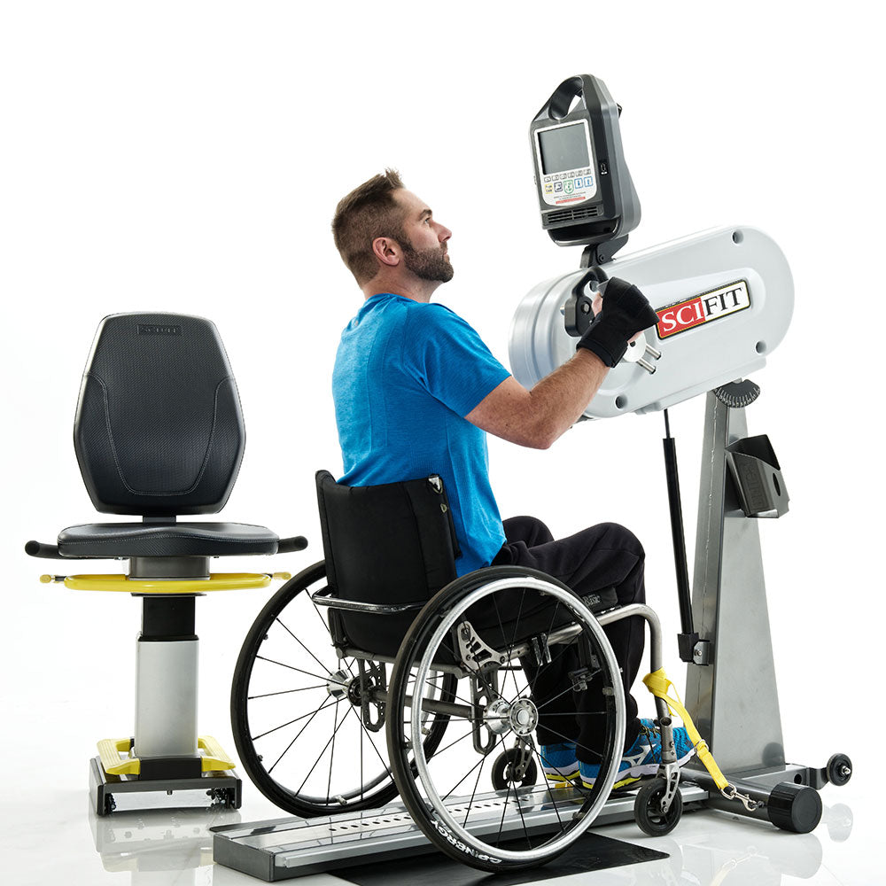 SciFit IF PRO1 Adjustable Upper Body Exerciser, Wheelchair Ramp, Premium Seat