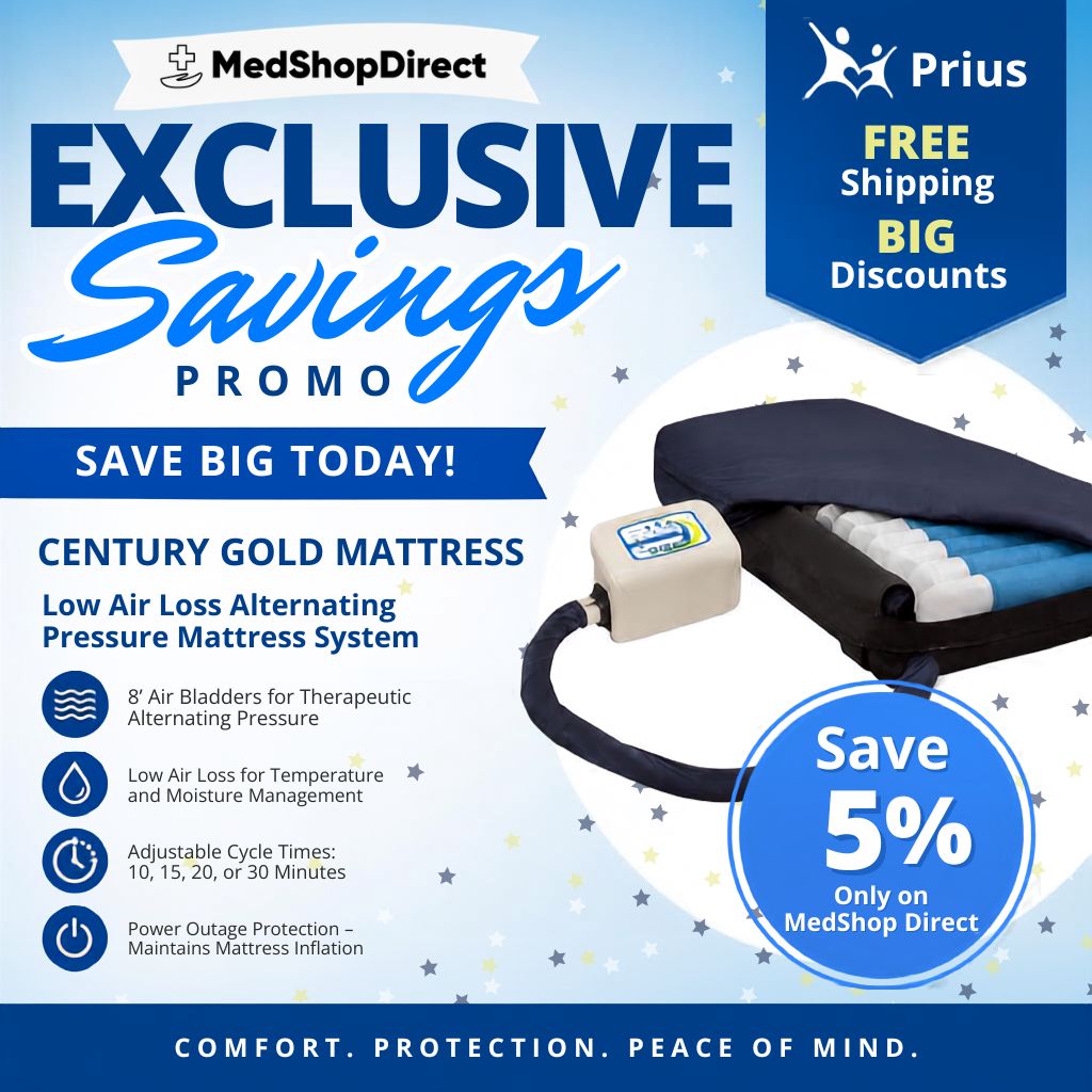 Prius Healthcare Century Gold 36" Mattress System