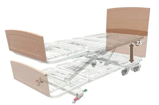 Retractable Bariatric Hospital Bed | Med-Mizer Bariatric Retractabed