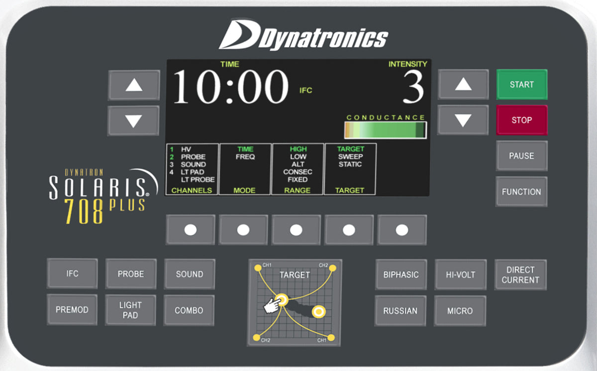 Dynatronics Solaris 708 Plus 3-Channel Combo