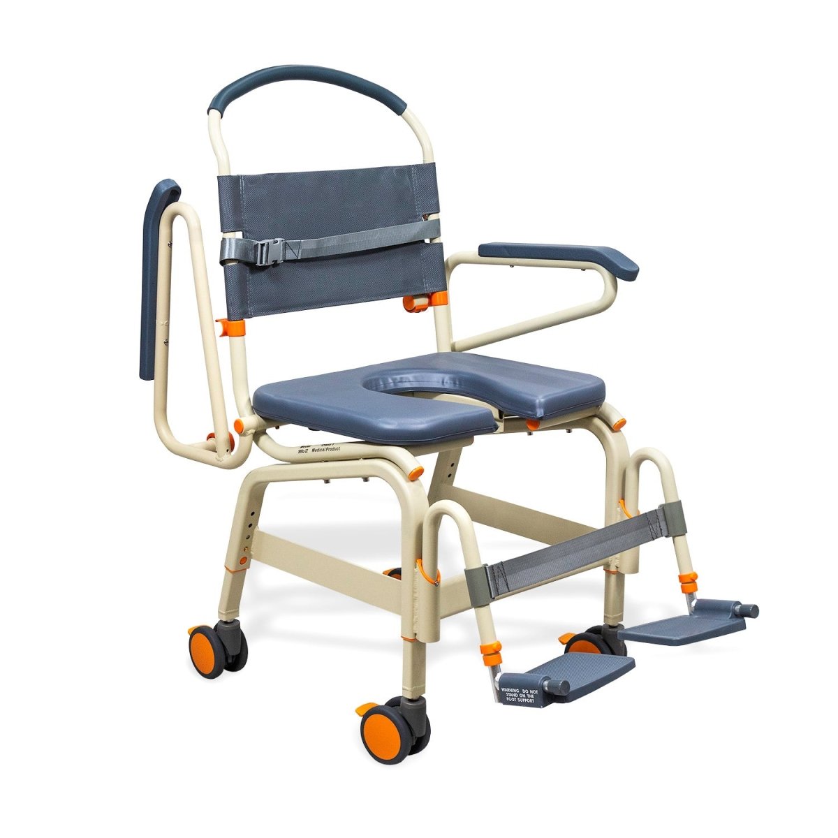 Wide Roll-In Shower Chair
